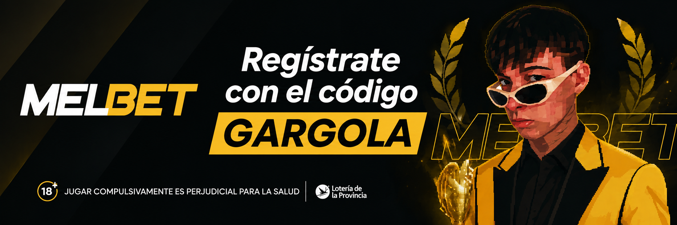 Registrate en Melbet con el codigo GARGOLA